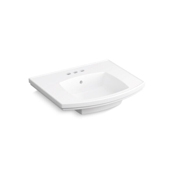 Kohler Kelston Pedestal Bathroom Sink With 4" Centerset Faucet Holes 24051-4-0 - main